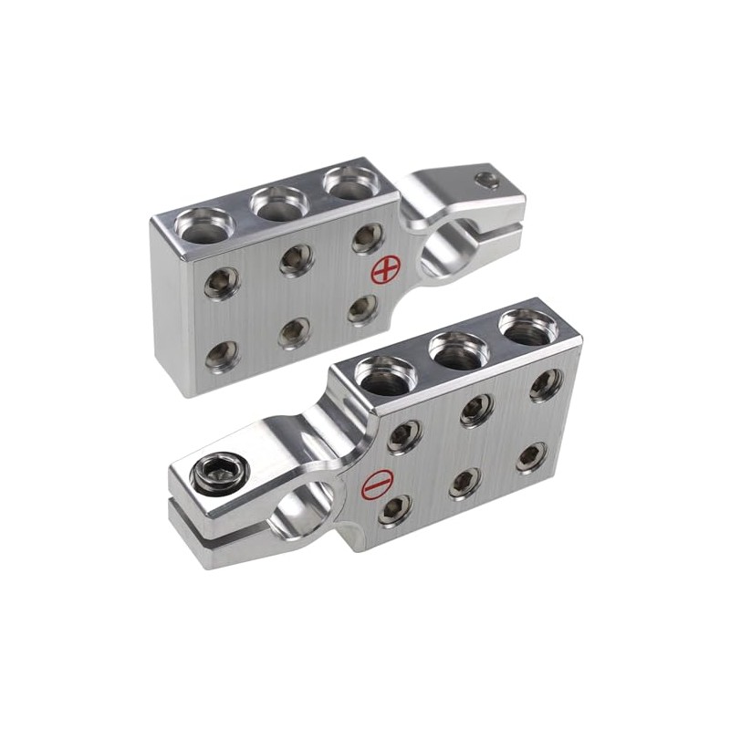 ZOOKOTO 6 Way Car Audio Battery Terminal Connector, 6x2/0 AWG