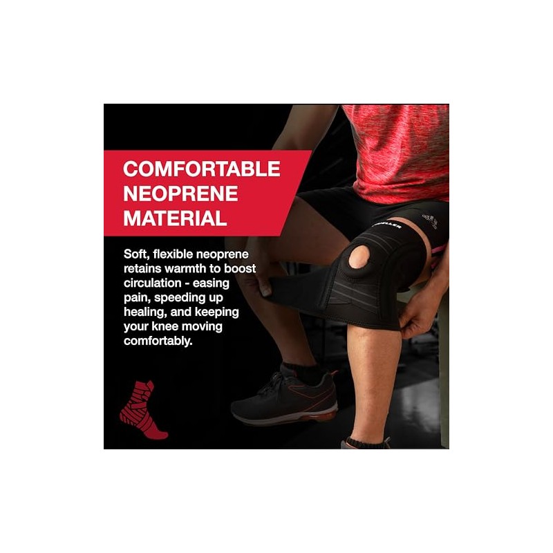 Mueller Self Adjusting Knee Stabilizer, One Size Fits Most, 1-Count