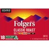Folgers Classic Roast, Medium Roast Coffee K-Cup Pods for Keurig