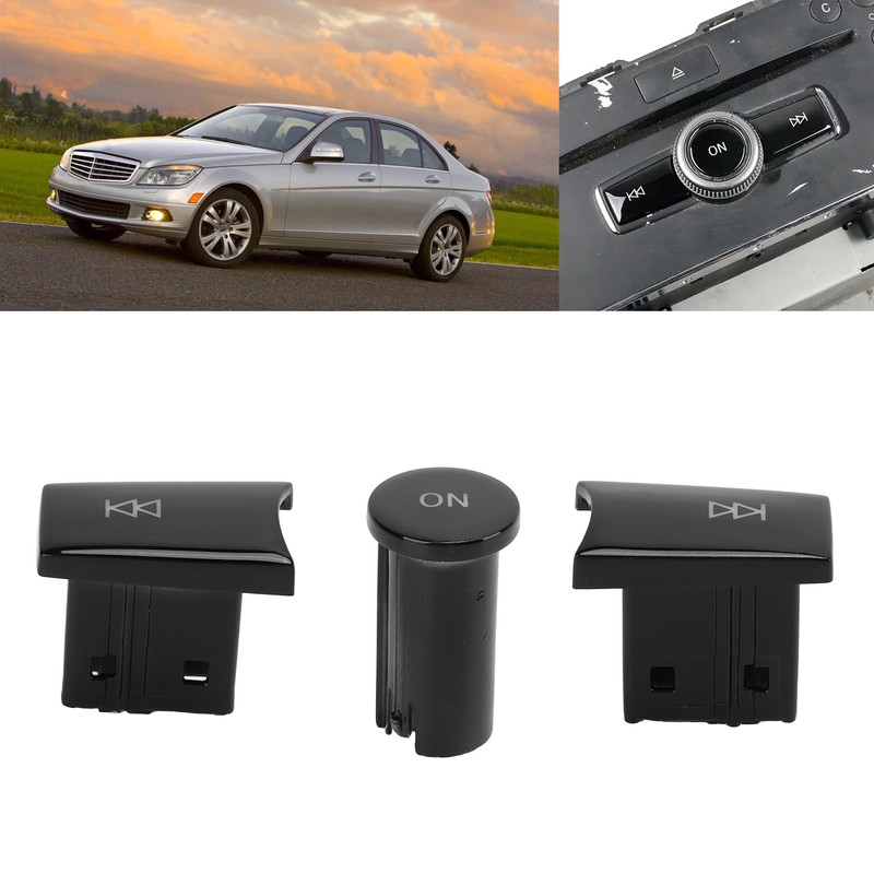 3Pcs set Radio Volume Adjust Control Button Knob Replacement for