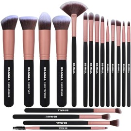 BS-Mall 18pcs BS-MALL Makeup Brushes Premium Synthetic Professional Eye Brushes Kit