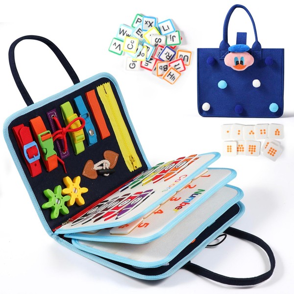 Oderra Activity Dinosaur Children, Busy Board, Montessori from 3 4