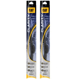 BDK Caterpillar Clarity Premium Performance All Season Replacement Windshield Wiper Blades for Car Truck Van SUV (20 + 20 Inch (Pair for Front Windshield))