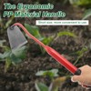 HARFINGTON 2pcs Garden Hoe 16.14" x 7" Steel Hoe Garden