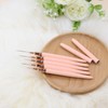 7Pcs Nail Art Liner Brushes Set 5/7/9/15/25mm, Thin Nail Art