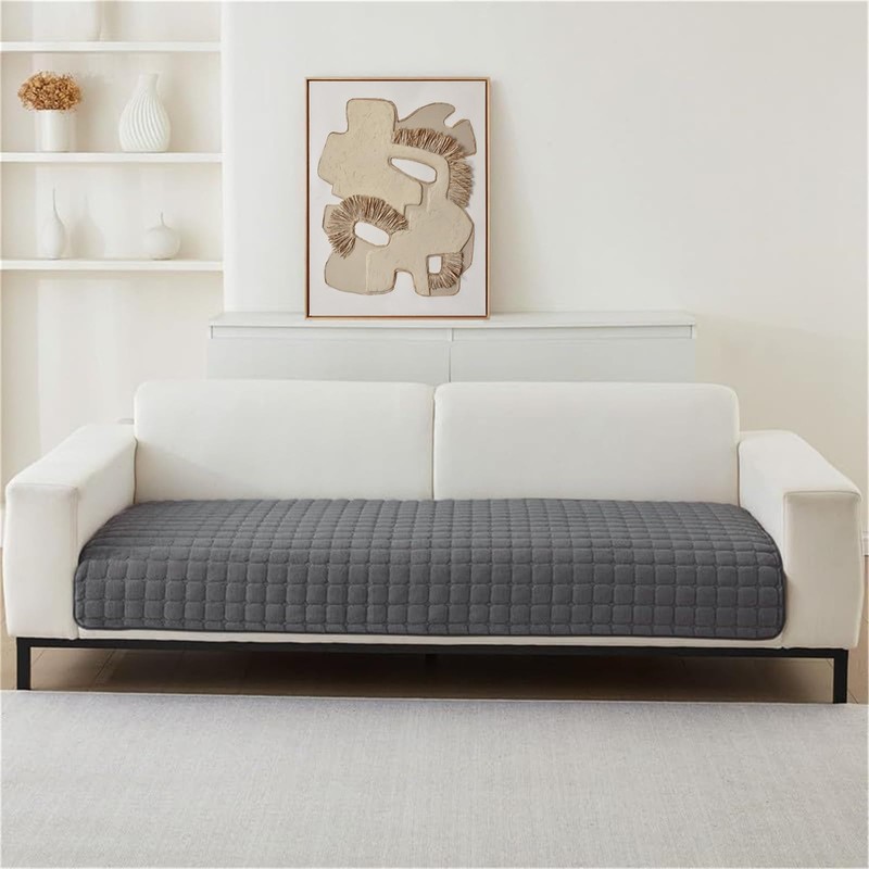 LINGKY Soft Flannel Sofa Covers Washable - Sofa Cushion Covers,
