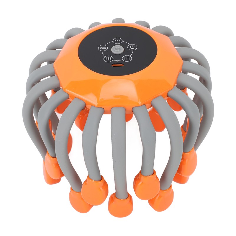 Electronic Claw Head Massager Intelligent Musical Sound Red Ray Decompression