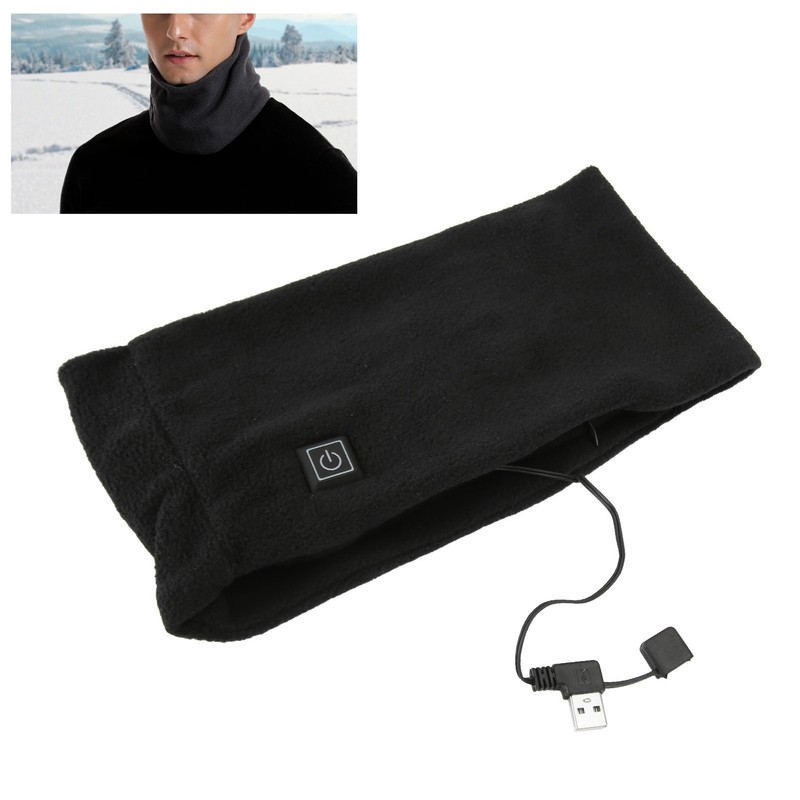 Heated Scarf Soft Polyester Electric Heating Scarf USB Powered 3