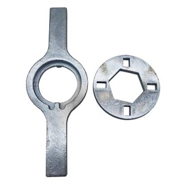 ninawesome TB123A Washing Machine Spanner Wrench, 1-11/16 Inch for Washer Repair Compatible with GE Whirlpool Washing Machine Replaces TB123B ERTB123A AP6832671