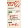 30 x Small North Pole Christmas Stickers Gift Present Parcel