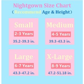 Girls Nightgowns Kids Pajamas Night Dress Long Sleeve Sleepwear Cotton Night Gown Cat Puppy (2-Pack,4-5 Years,Medium)
