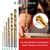 KEWAYO 16-Piece Drill Bit Set Made of HSS, Concrete &