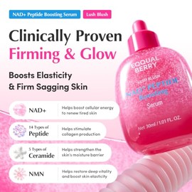 EQQUALBERRY Suero Facial NAD+ 14 Péptidos y Ceramidas 30 ml
