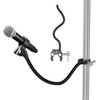 Gooseneck Microphone Stand, 19.69" Flexible Adjustable Arm with Super Crab