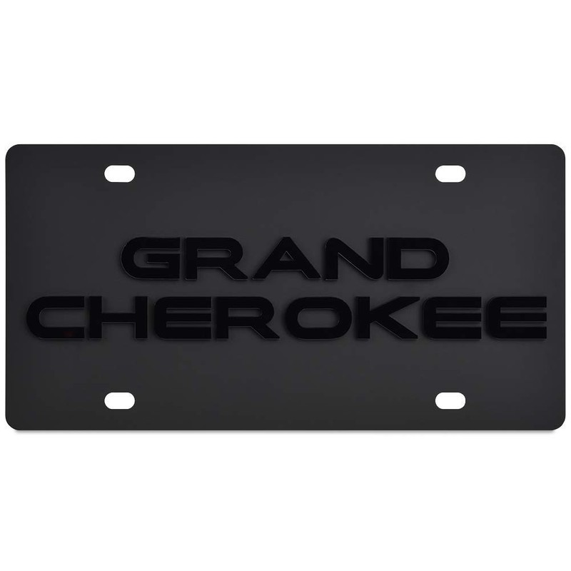 Jeep Grand Cherokee - Placa de matrícula de acero al