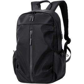 Mochila Antirrobo Hombre, Mochila para Hombre Portátil, 35L Mochila para laptop Impermeable con Puertos USB, Mochila de viaje de nylon, ligera y cómoda, Excelente para Viajes y Oficina