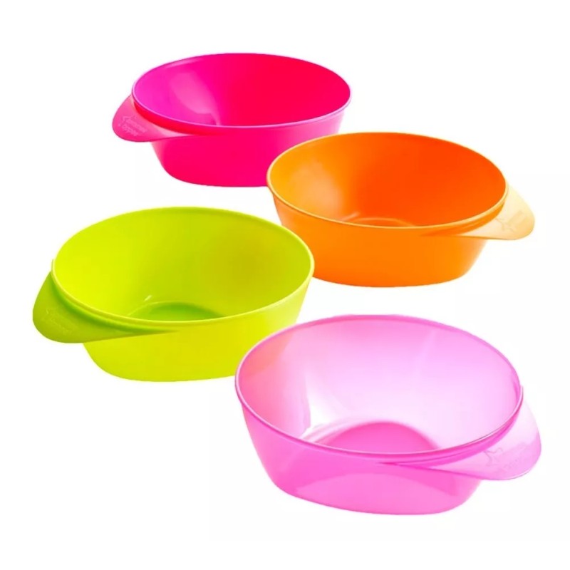 Tommee Tippee Vasos Entrenadores Platos Y Cucharas Largas Tommee Rosa