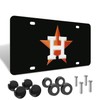 1 Pack 3D License Plate for Astros | Black License