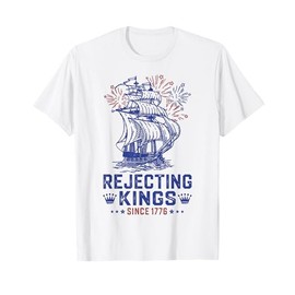 Rejecting Since 1776 American Flag USA 4th Of July T-Shirt