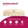Geschenkissimo Home is Where Love Lives – Decorative Wooden Key