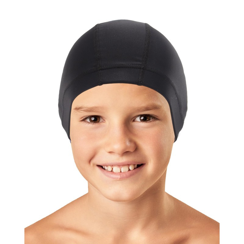 Swimming Cap Kids Fabric (4-10 Years) - Comfortable, Durable &
