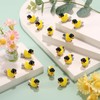 Lyreh 30pcs Duck Hair Clips, Resin Duck with Hat Clips