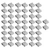 50pcs Stainless Steel Greenhouse Overlap S Clips Durable Glass Frame