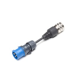 Juice Booster Connector Single Phase, Blue Commando Socket CEE16 1ph / 230V/16A / 3.7kW Commando, Domestic, Industrial, Commercial, Camping, Marina Socket