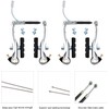 Hmseng V-Type Bike Brake Set, Complete Universal Bike Front and