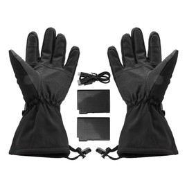 Touch Screen Heated Gloves Washable Electric Heater Gloves for Outdoor Riding Skiing M