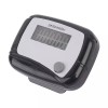 걸음수측정기 허리춤 미니 만보계 어른신 만보기 [블랙] Mini Pedometer Waist