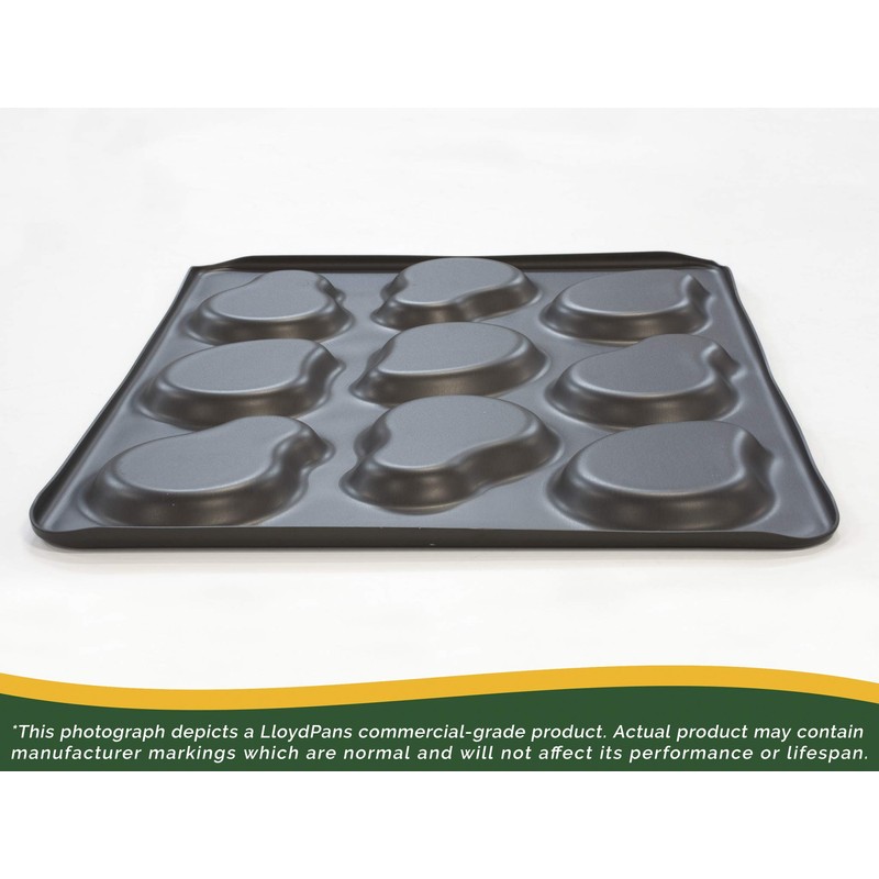 Lloyd Pans Kitchenware 12.88 by17.88 Inch 9-Cavity Irregular Egg Pan