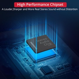 Neoteck Portable 3.5mm Headphone Amplifier with Bluetooth 5.1 Receiver, Bass Boost Switch, 16-300 Ohm HiFi Earphone Amp, Aluminum Matte Surface