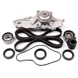 SCITOO TS26329 ITM329 Engine Timing Belt Kit with Water Pump Compatible with 2003-2013 For Acura MDX,2013-2018 For Acura RDX,2005-2012 For Acura RL,2004-2014 For Acura TL,2010-2014 For Acura TSX