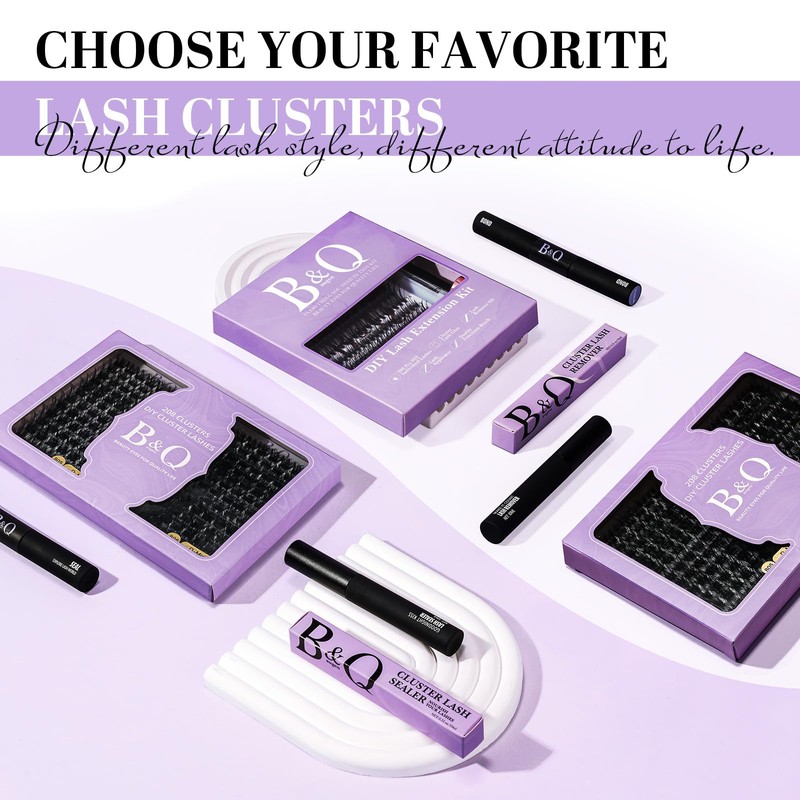 Lash Clusters 208 PCS Cluster Lashes Individual Lashes B05+B06 Eyelash