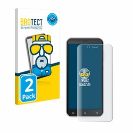 BROTECT Full Cover Protective Film Matt for Emporia Smart 5 Mini (Pack of 2) - Full Screen Screen Protector Film, 3D Curved, Anti-Reflection