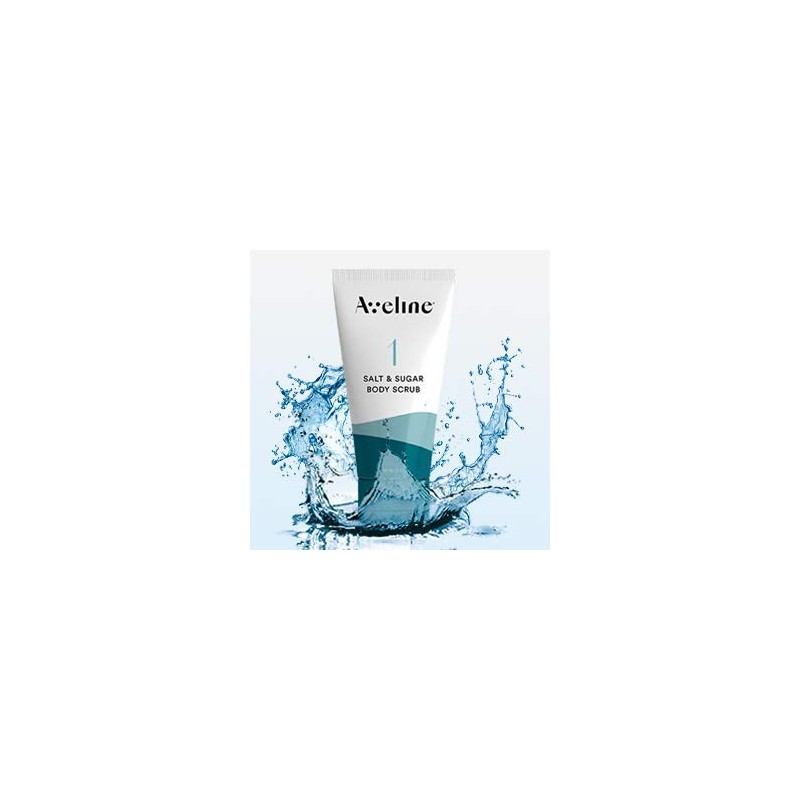Aveline Exfoliante Exfoliante Corporal para Mujer con Sal y azúcar,