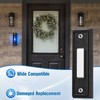 Saillong Lighted Doorbell Button, Wall Mounted Garage Door Switch with