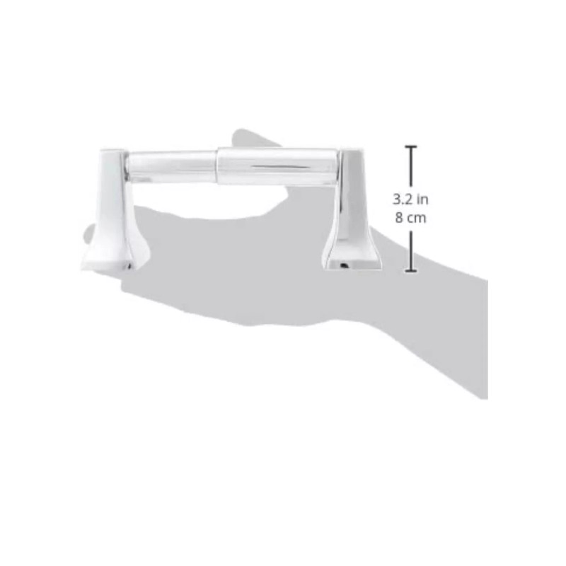 Moen Contemporary Wall-Mounted Toilet Paper Holder W/ Hardware - Chrome