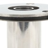 22mm Straight Thru Hull Exhaust Skin 316 Stainless Steel Surface