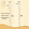 100 Pcs Large Cotton Swabs for Pet Care, 6 Inch