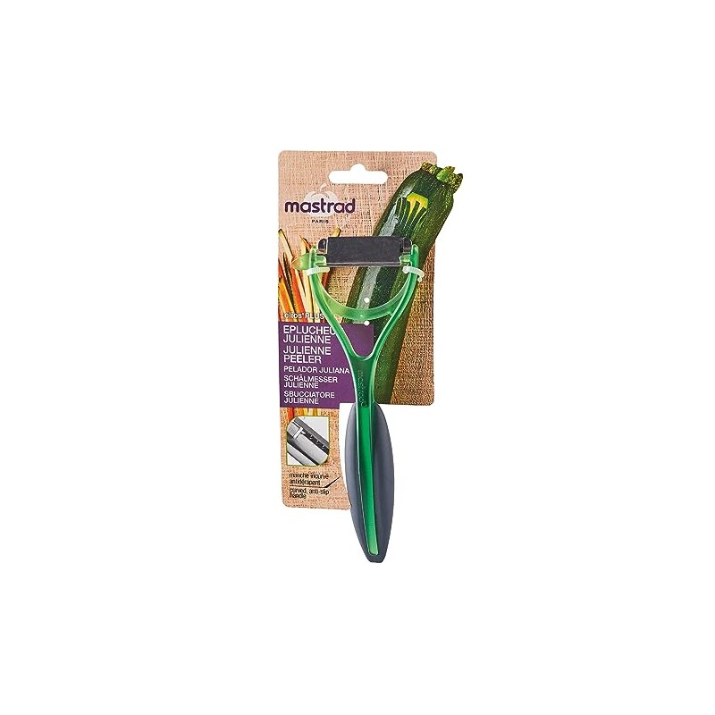 Mastrad Vegetable Peeler - Spaghetti Peeler with Long Ergonomic Handle