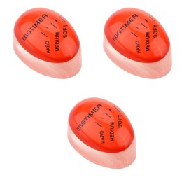 Yuannee Egg Timer, 3 Pieces Egg Colour Change Timer Timer for Discolouration of Eggs, Selection of the Maturity Level of Eggs Depending on Colour Change, Egg Timer for Cooking Eggs for Breakfast