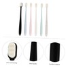 BIUDECO 6Pcs Soft Bristle Toothbrushes for Adults Dual Purpose Oral