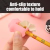 4 Pieces Cat Claw Erasers with 1 Piece Pencil Sharpener,