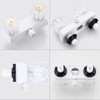 RV Shower Faucet with Shower Head and Hose, 4" ABS