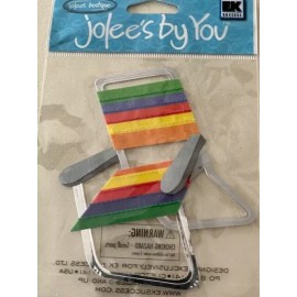 EK Success Brands Jolee’s Boutique Stickers 3D RAINBOW BEACH CHAIR SUMMER