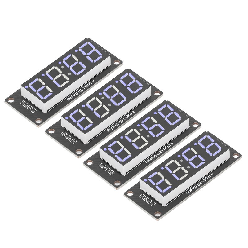 4 Set 4 Digit Digital Tube LED Display Board 7