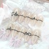 Tattoo style handmade nail tips - Square S / 타투