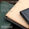 Abies Genuine Leather, Made in Japan, Bi-Fold Pass Case with